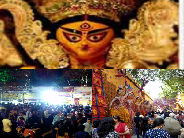 অষ্টমীর সকাল থেকই তিলোত্তমা ভাসছে জনজোয়ারে অষ্টমীর সকাল থেকই তিলোত্তমা ভাসছে জনজোয়ারে