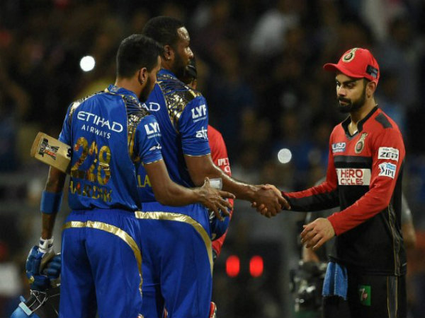 IPL 2017 : ঘরের মাঠে মুম্বইয়ের কাছে হার ব্যাঙ্গালোরের IPL 2017 : ঘরের মাঠে মুম্বইয়ের কাছে হার ব্যাঙ্গালোরের