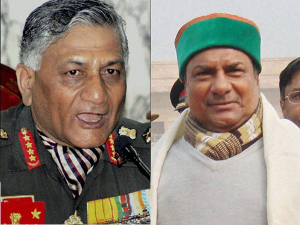 ভি কে সিং এবং অ্যান্টনি ভি কে সিং এবং অ্যান্টনি