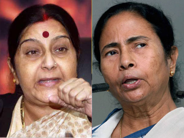 ভগবত গীতা মন্তব্যে সুষমা স্বরাজের বিরুদ্ধে সুর চড়ালেন মমতা ভগবত গীতা মন্তব্যে সুষমা স্বরাজের বিরুদ্ধে সুর চড়ালেন মমতা