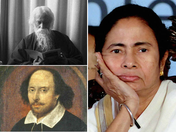 শেক্সপিয়ার-রবি ঠাকুরে একটু নয় গুলিয়ে গেল, ক্ষতি কী? উনি তো মুখ্যমন্ত্রী! শেক্সপিয়ার-রবি ঠাকুরে একটু নয় গুলিয়ে গেল, ক্ষতি কী? উনি তো মুখ্যমন্ত্রী!