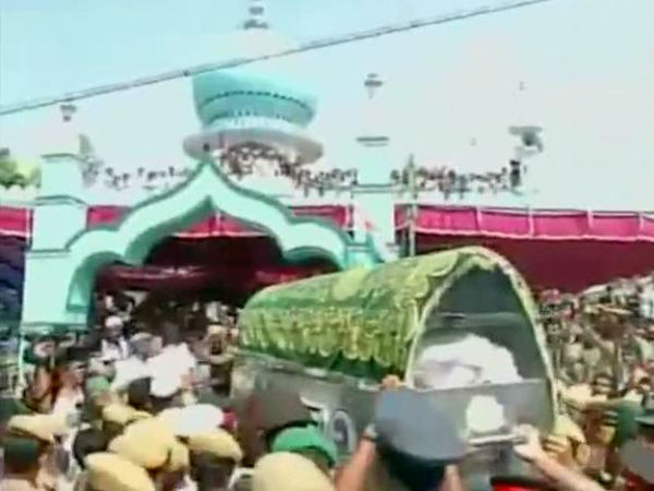 আব্দুল কালামের শেষকৃত্য