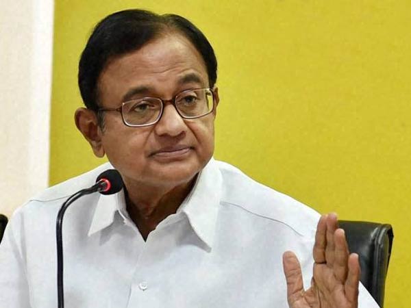 পি চিদাম্বরম, প্রাক্তন অর্থমন্ত্রী