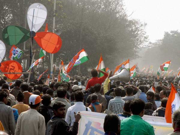 তৃণমূলের বিক্ষোভ
