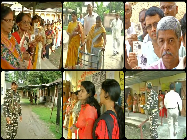 ষষ্ঠ দফায় দলে দলে গিয়ে ভোট দিচ্ছেন মানুষ ষষ্ঠ দফায় দলে দলে গিয়ে ভোট দিচ্ছেন মানুষ