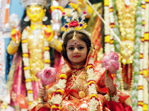 বেলুড় মঠের কুমারী পুজো