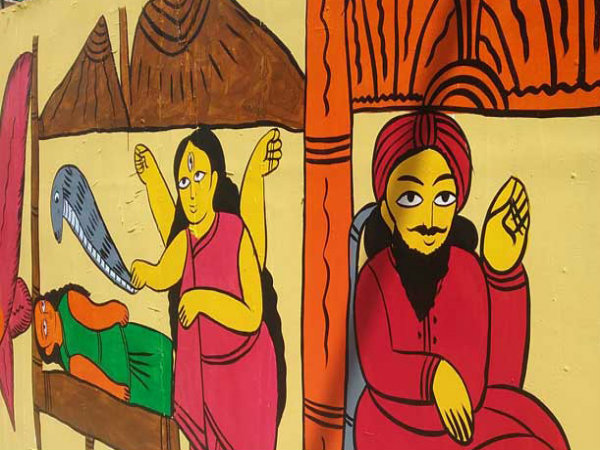 ‘থিম পদ্মাবতী’-তে টেরাকোটার সাজ উল্টোডাঙা সংগ্রামীর ‘থিম পদ্মাবতী’-তে টেরাকোটার সাজ উল্টোডাঙা সংগ্রামীর