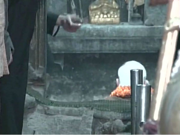 কেদার মন্দিরে পুজো