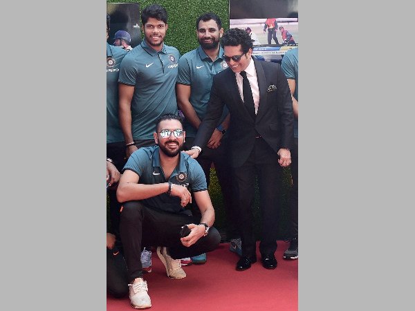ভারতীয় দলের সঙ্গে শচীন