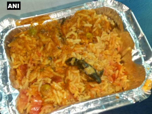 ট্রেনের খাবার খাওয়ার আগে সাবধান, দেখুন রেলের বিরিয়ানিতে কী পাওয়া গেল ট্রেনের খাবার খাওয়ার আগে সাবধান, দেখুন রেলের বিরিয়ানিতে কী পাওয়া গেল