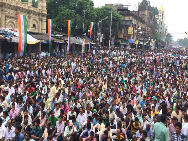 বিজেপি ভারত ছাড়ো, ধর্মতলায় ২১ জুলাইয়ের সভা মঞ্চ থেকে ডাক বিজেপি ভারত ছাড়ো, ধর্মতলায় ২১ জুলাইয়ের সভা মঞ্চ থেকে ডাক