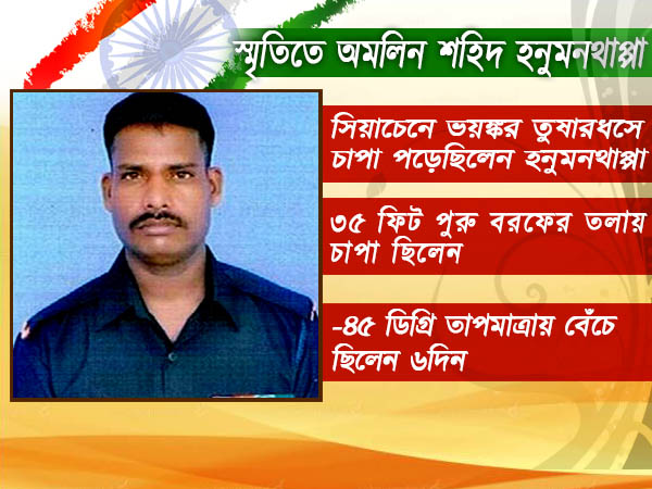 শহিদ হনুমনথাপ্পাকে মনে পড়ে, কেমন আছে তাঁর পরিবার শহিদ হনুমনথাপ্পাকে মনে পড়ে, কেমন আছে তাঁর পরিবার