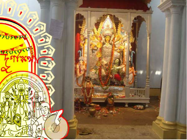 প্রতিমার পাশে পার্বতীর দুই সহচরীর মূর্তি, এখনও আকর্ষণীয় ছাতুবাবু-লাটুবাবুর বাড়ির পুজো প্রতিমার পাশে পার্বতীর দুই সহচরীর মূর্তি, এখনও আকর্ষণীয় ছাতুবাবু-লাটুবাবুর বাড়ির পুজো
