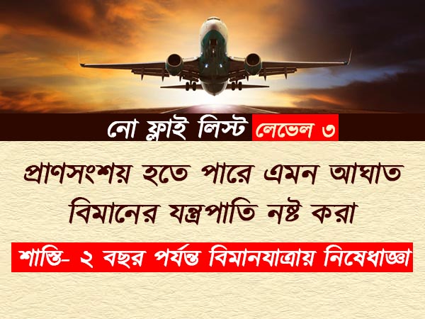 বিমানে উঠে এই কাজগুলি করলে জারি হতে পারে নিষেধাজ্ঞা, নো-ফ্লাই লিস্ট প্রকাশ কেন্দ্রের বিমানে উঠে এই কাজগুলি করলে জারি হতে পারে নিষেধাজ্ঞা, নো-ফ্লাই লিস্ট প্রকাশ কেন্দ্রের