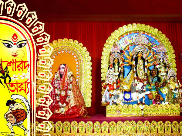 মা সারদা এখানে দেবী দুর্গারূপে পূজিতা, তাই বিসর্জন নয় হয় ‘ঘরবদল’ মা সারদা এখানে দেবী দুর্গারূপে পূজিতা, তাই বিসর্জন নয় হয় ‘ঘরবদল’