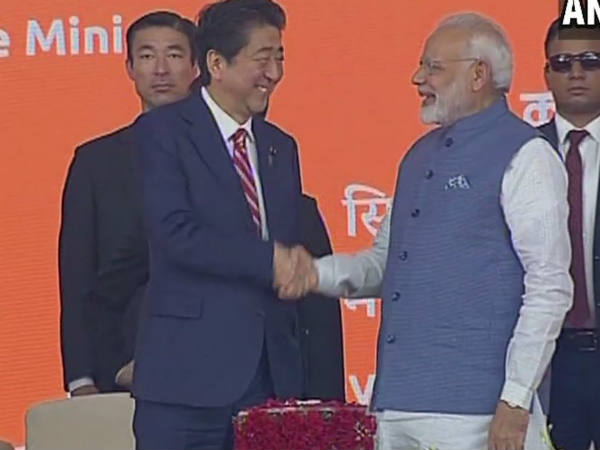 LIVE : দেশের প্রথম বুলেটে ট্রেনের উদ্বোধন , উপস্থিত নরেন্দ্র মোদী ও শিনজো আবে LIVE : দেশের প্রথম বুলেটে ট্রেনের উদ্বোধন , উপস্থিত নরেন্দ্র মোদী ও শিনজো আবে