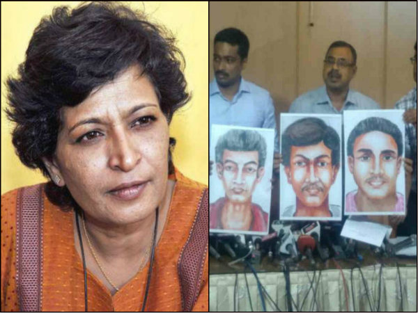 গৌরী লঙ্কেশ হত্যাকাণ্ডে সন্দেহভাজনদের স্কেচ প্রকাশ, বেরিয়ে এল এই চাঞ্চল্যকর তথ্য গৌরী লঙ্কেশ হত্যাকাণ্ডে সন্দেহভাজনদের স্কেচ প্রকাশ, বেরিয়ে এল এই চাঞ্চল্যকর তথ্য