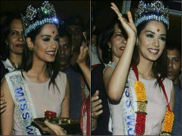 সংবর্ধনার উচ্ছাসের মধ্যেই দেশে ফিরলেন বিশ্বসুন্দরী মানুশি, টুইটে জানালেন এই বার্তা সংবর্ধনার উচ্ছাসের মধ্যেই দেশে ফিরলেন বিশ্বসুন্দরী মানুশি, টুইটে জানালেন এই বার্তা