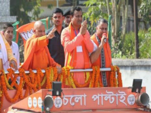 যোগীর প্রচারে বিজেপি সাফল্য ত্রিপুরায়! ৭ কেন্দ্রে সভা, জয় ৬ টিতে যোগীর প্রচারে বিজেপি সাফল্য ত্রিপুরায়! ৭ কেন্দ্রে সভা, জয় ৬ টিতে