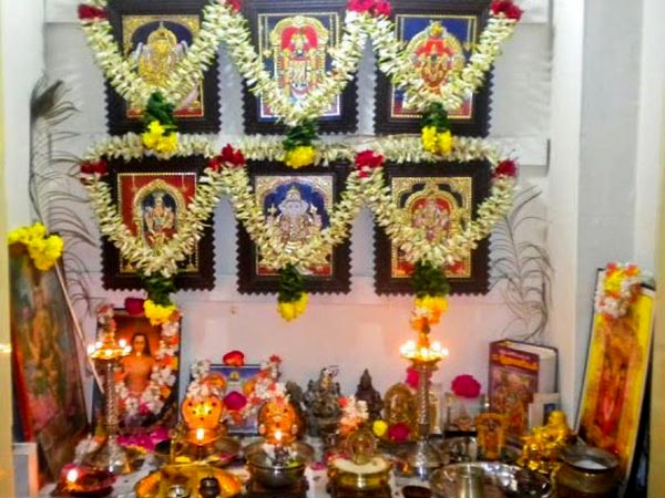 বেডরুম ও পূজার ঘর