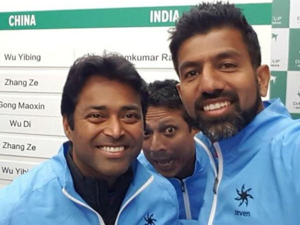 লিয়েন্ডারের ইতিহাস গড়ার দিনেই চিন জয় ভারতের লিয়েন্ডারের ইতিহাস গড়ার দিনেই চিন জয় ভারতের