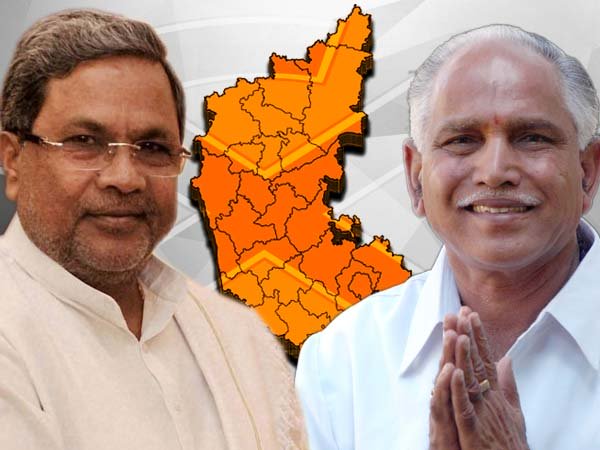 ত্রিশঙ্কু বিধানসভার দিকে এগোচ্ছে কর্ণাটক ত্রিশঙ্কু বিধানসভার দিকে এগোচ্ছে কর্ণাটক