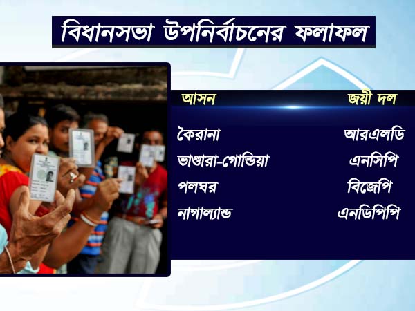 বিজেপি শিবিরে জোর ধাক্কা ৪ লোকসভা উপনির্বাচনেও, হাতছাড়া যোগীরাজ্যের কৈরানা বিজেপি শিবিরে জোর ধাক্কা ৪ লোকসভা উপনির্বাচনেও, হাতছাড়া যোগীরাজ্যের কৈরানা