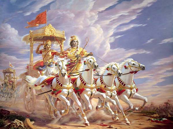 মহাকাব্যের যুদ্ধের দৃশ্য