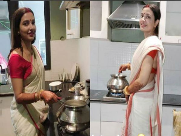 রাজ-রানি হয়ে শুভশ্রী হেঁসেলে! দেখুন বিয়ে পরবর্তী ছবি রাজ-রানি হয়ে শুভশ্রী হেঁসেলে! দেখুন বিয়ে পরবর্তী ছবি