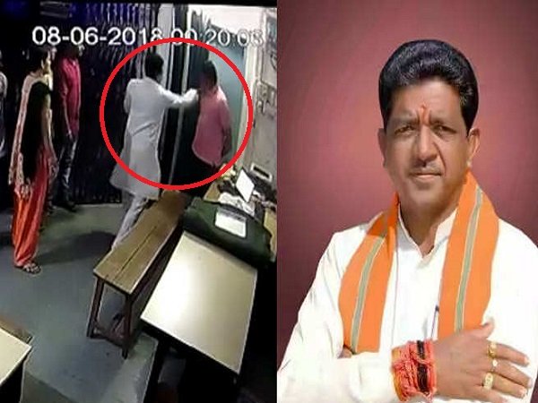 থানায় ঢুকে পুলিশকর্মীকে সপাটে চড় বিধায়কের থানায় ঢুকে পুলিশকর্মীকে সপাটে চড় বিধায়কের