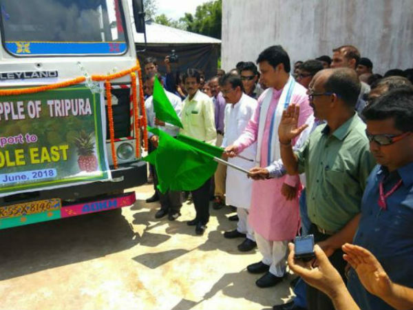 ত্রিপুরার কুইন-এর বিদেশ যাত্রা! মোদীর স্বপ্ন বাস্তবের পথে বললেন মুখ্যমন্ত্রী ত্রিপুরার কুইন-এর বিদেশ যাত্রা! মোদীর স্বপ্ন বাস্তবের পথে বললেন মুখ্যমন্ত্রী