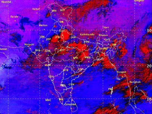 আবহ দফতরের সর্বশেষ উপগ্রহ চিত্র