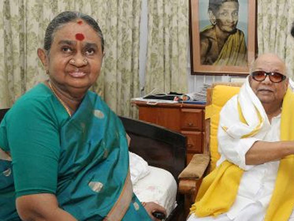 এবার অসুস্থ হয়ে হাসপাতালে করুণানিধির স্ত্রী দয়ালু এবার অসুস্থ হয়ে হাসপাতালে করুণানিধির স্ত্রী দয়ালু