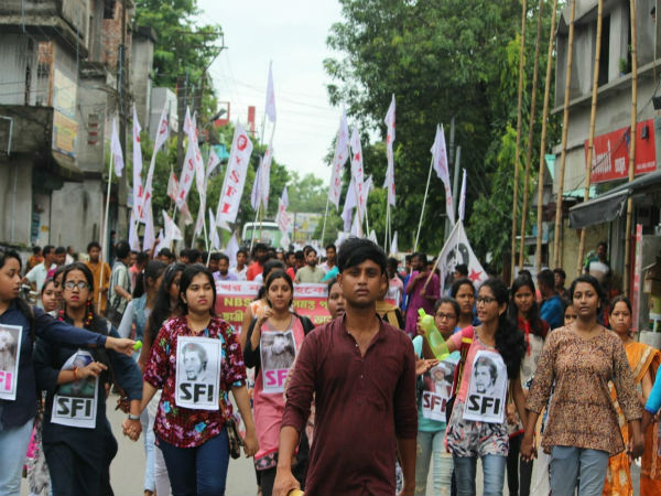 কোচবিহারে মিছিল