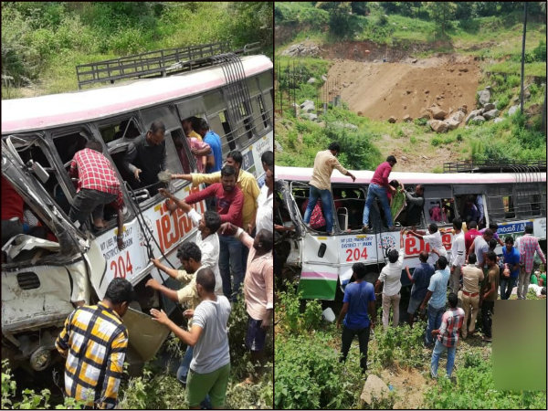 তেলাঙ্গানার কোন্ডাগাট্টুতে ভয়াবহ বাস দুর্ঘটনায় মৃত অন্তত ৪৫ যাত্রী তেলাঙ্গানার কোন্ডাগাট্টুতে ভয়াবহ বাস দুর্ঘটনায় মৃত অন্তত ৪৫ যাত্রী