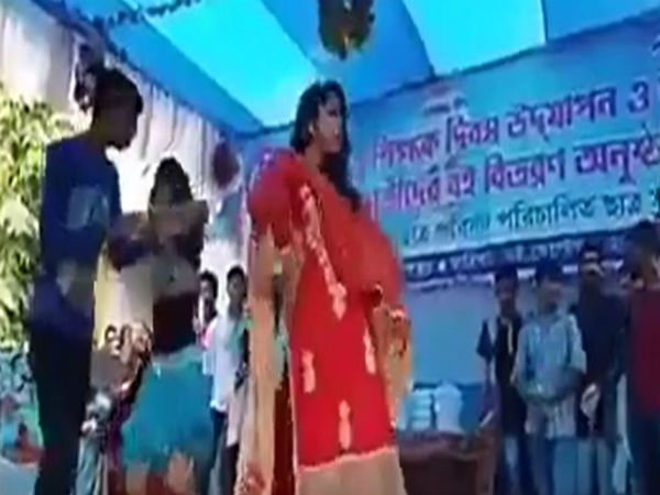 শিক্ষক দিবসে অনুব্রত ঘনিষ্ঠের কলেজে চটুল নাচ! সোশ্যাল মিডিয়ায় ভাইরাল ভিডিও শিক্ষক দিবসে অনুব্রত ঘনিষ্ঠের কলেজে চটুল নাচ! সোশ্যাল মিডিয়ায় ভাইরাল ভিডিও