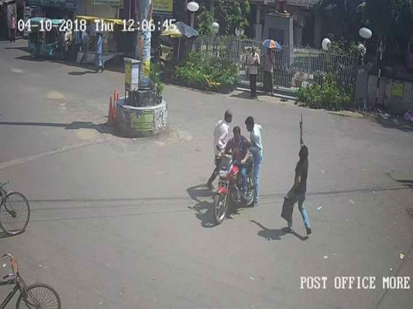 বাইক স্টার্ট না হওয়াতেই পুলিশের জালে