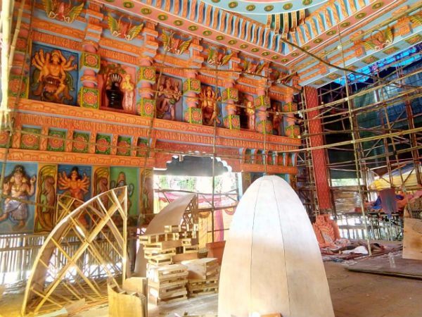 খুঁটি পুজোতেও টেক্কা