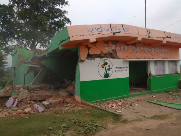 দীপক ঘোষের অনুগামীদের অফিসে বিস্ফোরণ