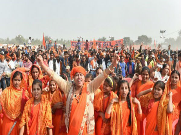 কুম্ভমেলায় মন্দির তৈরির কথা ঘোষণা