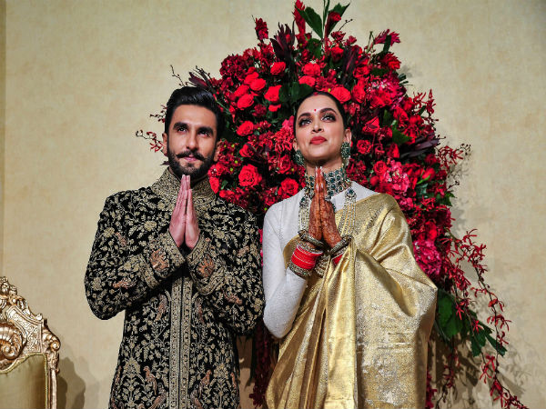 সোনা রঙের শাড়ি আর রাজকীয় শেরওয়ানি