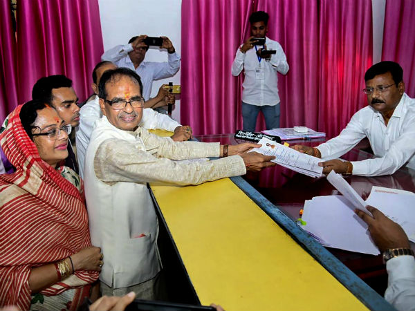 শিবরাজ সিং চৌহান ও সাধনা সিং চৌহান
