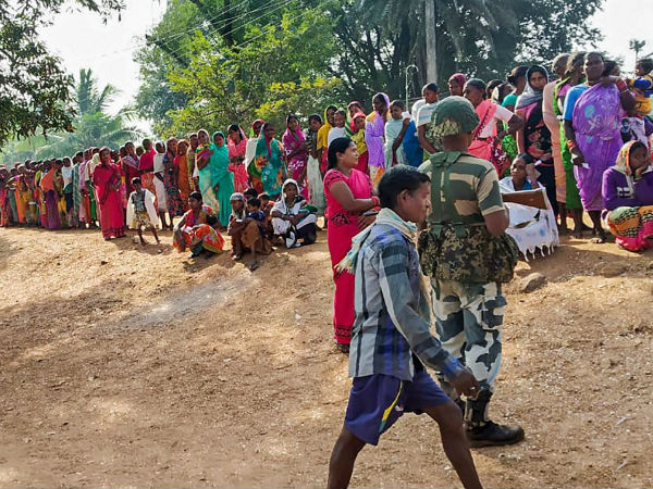 সকাল থেকে ভোটগ্রহণ