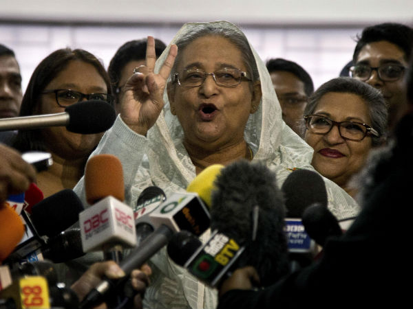 বিপুল ভোটে জয়ী শেখ হাসিনা! বিপুল ভোটে জয়ী শেখ হাসিনা!