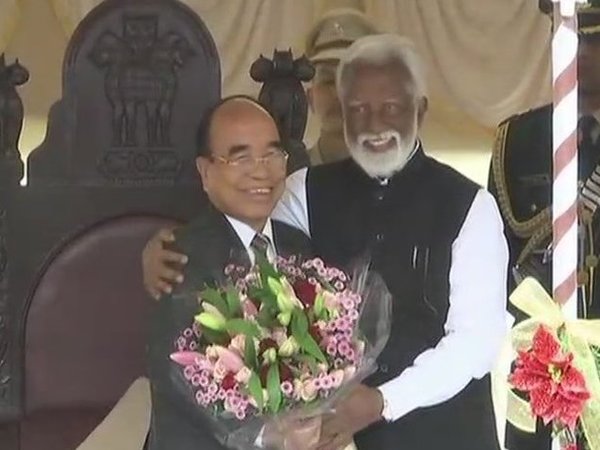 মিজোরামে মুখ্যমন্ত্রী পদে শপথ জোরামথাঙ্গার মিজোরামে মুখ্যমন্ত্রী পদে শপথ জোরামথাঙ্গার