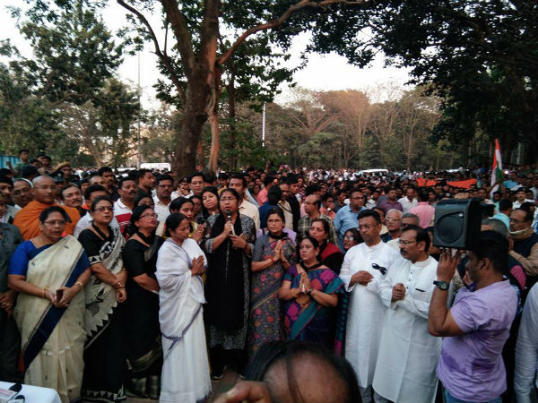 মিছিল শেষে জাতীয় সঙ্গীত