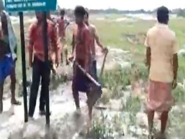 প্রকল্পের জন্য চিহ্নিত সরকারি জমি