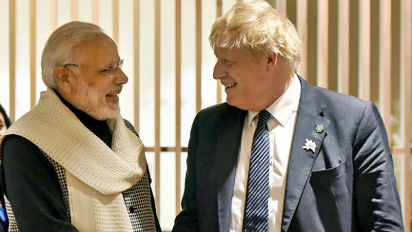 ভারত-ব্রিটেন দ্বিপাক্ষিক সম্পর্ক জোর দিতে চান জনসন