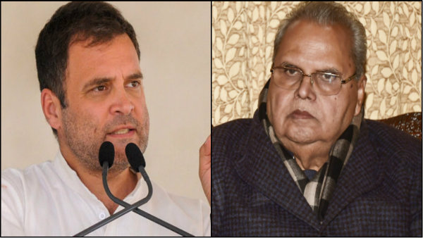 কাশ্মীরকে অশান্ত করতে চাইছেন রাহুল গান্ধী, বিস্ফোরক অভিযোগ রাজ্যপালের কাশ্মীরকে অশান্ত করতে চাইছেন রাহুল গান্ধী, বিস্ফোরক অভিযোগ রাজ্যপালের