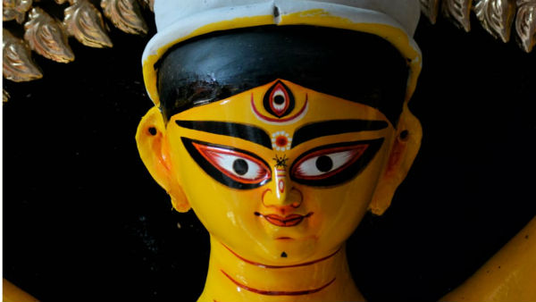এই বাড়ির দুর্গা প্রতিমার বৈশিষ্ট্য
